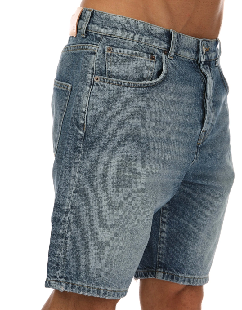 Mens Haloe Denim Shorts