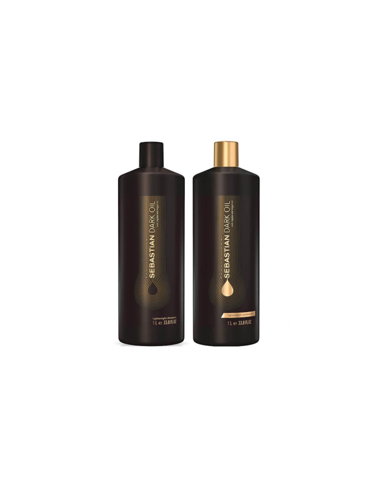 Dark Oil Shampoo and Conditioner Super Size Regime Bundle