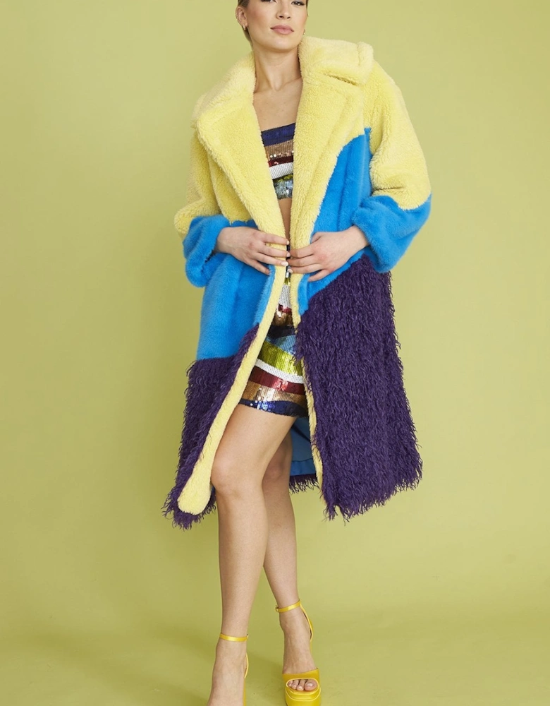 Handmade Bamboo Eco Faux Fur Coat