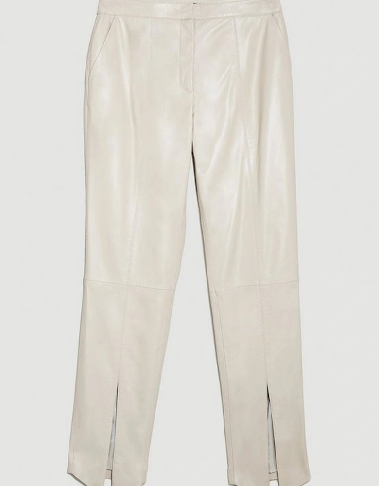 Leather Split Front Trouser