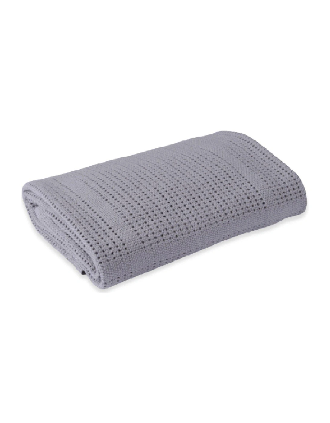 Cellular Pram Blanket - Grey, 3 of 2