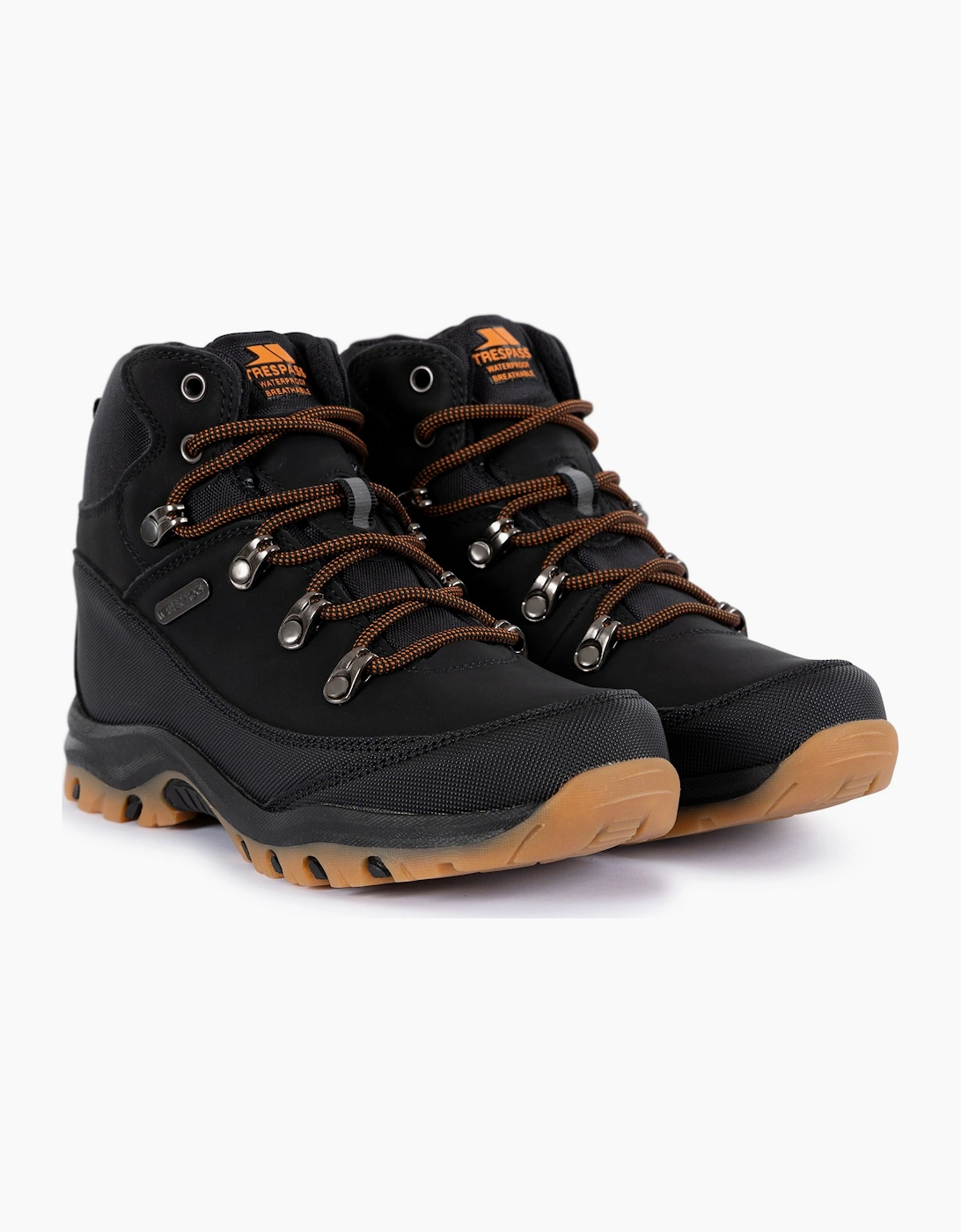 Trespass Unisex Black Childrens/ Corin Walking Boots - Size: 2 Uk Kids