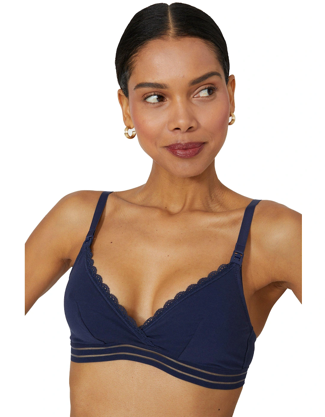 Womens/Ladies Cotton Nursing Bra (Pack of 2)