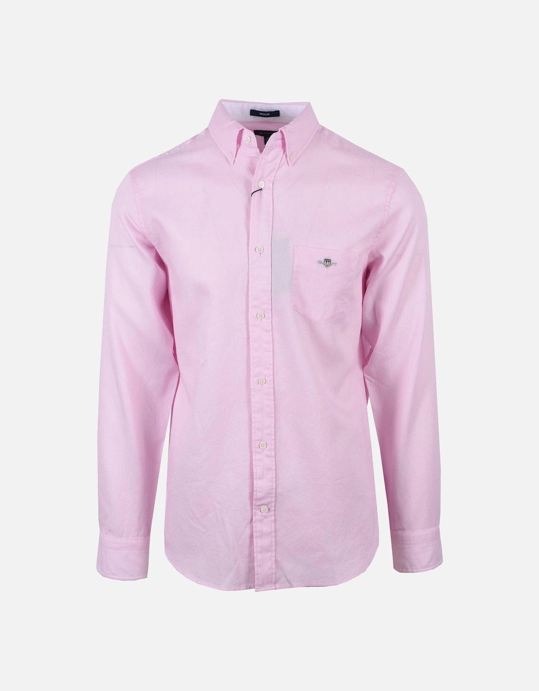 Honeycomb Texture Weave Long Sleeved Shirt California Pink, 5 of 4