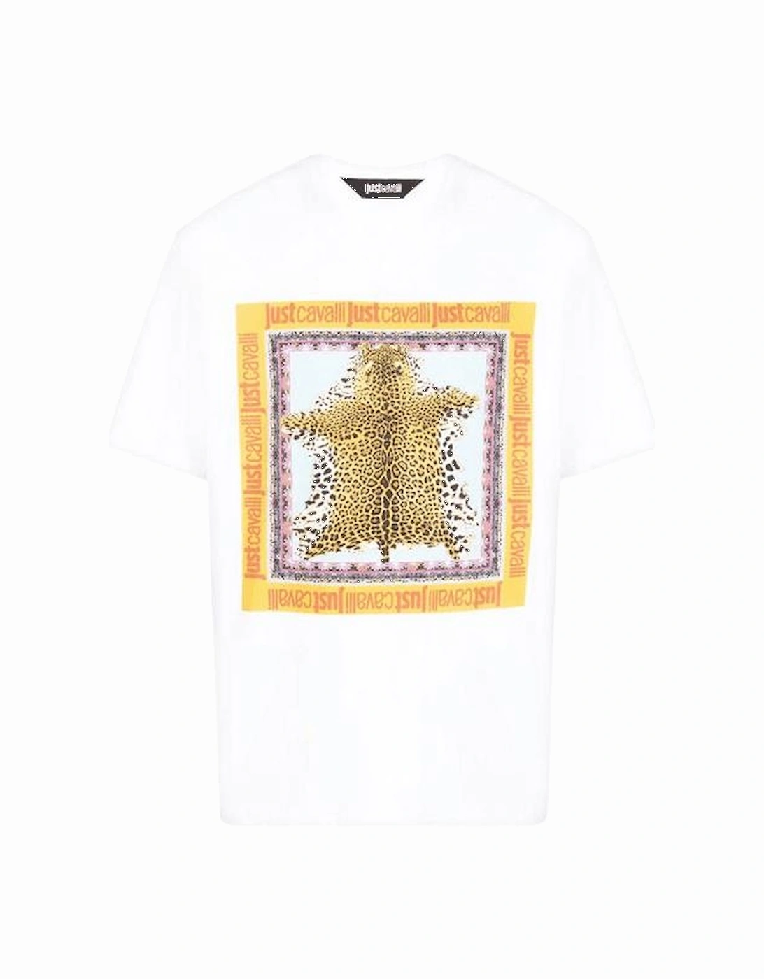 Foulard Cotton Leopard Graphic White T-Shirt, 4 of 3