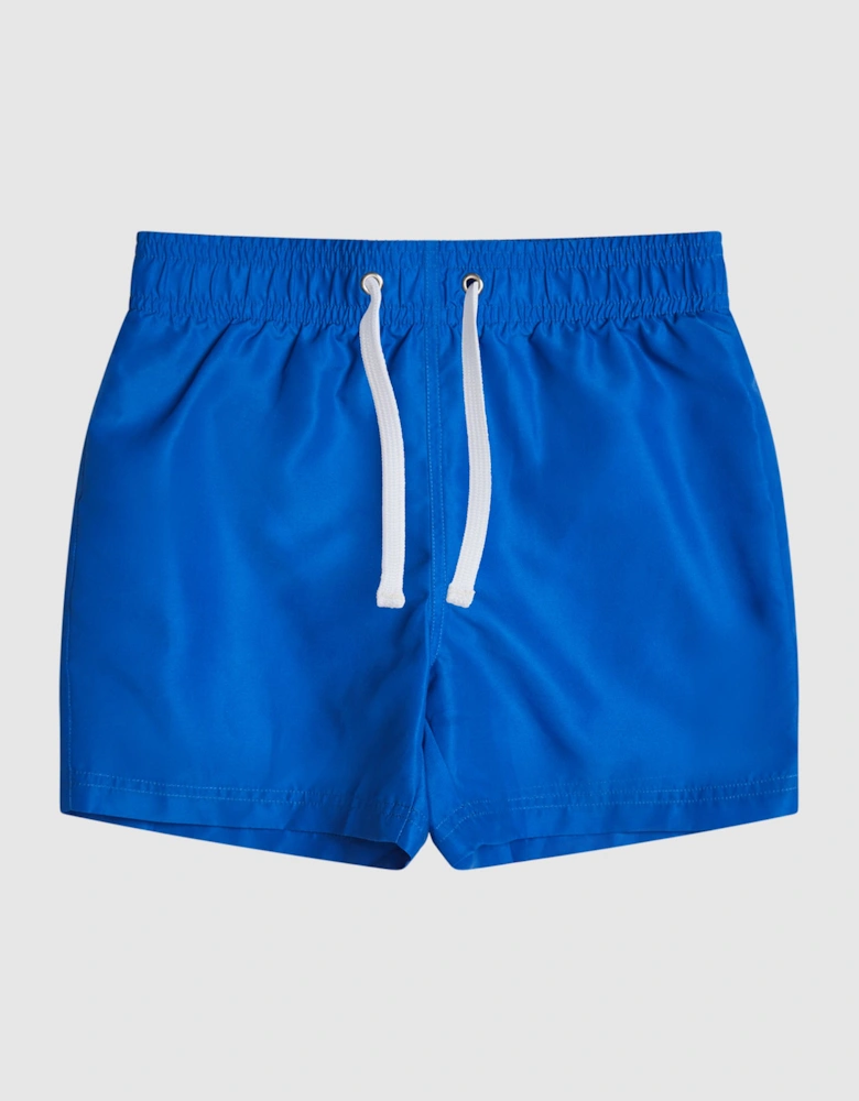 Plain Drawstring Swim Shorts