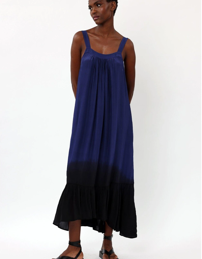 Dip Dye Maxi Dress - Blue