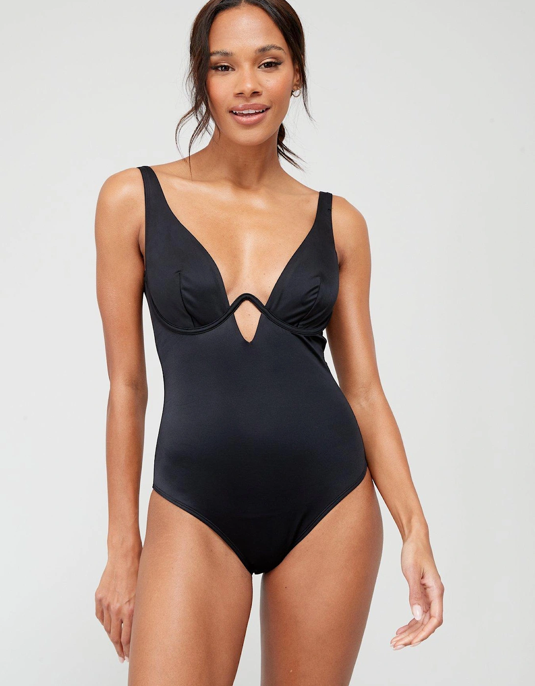 Ouara Non Padded Swimsuit - Black, 5 of 4