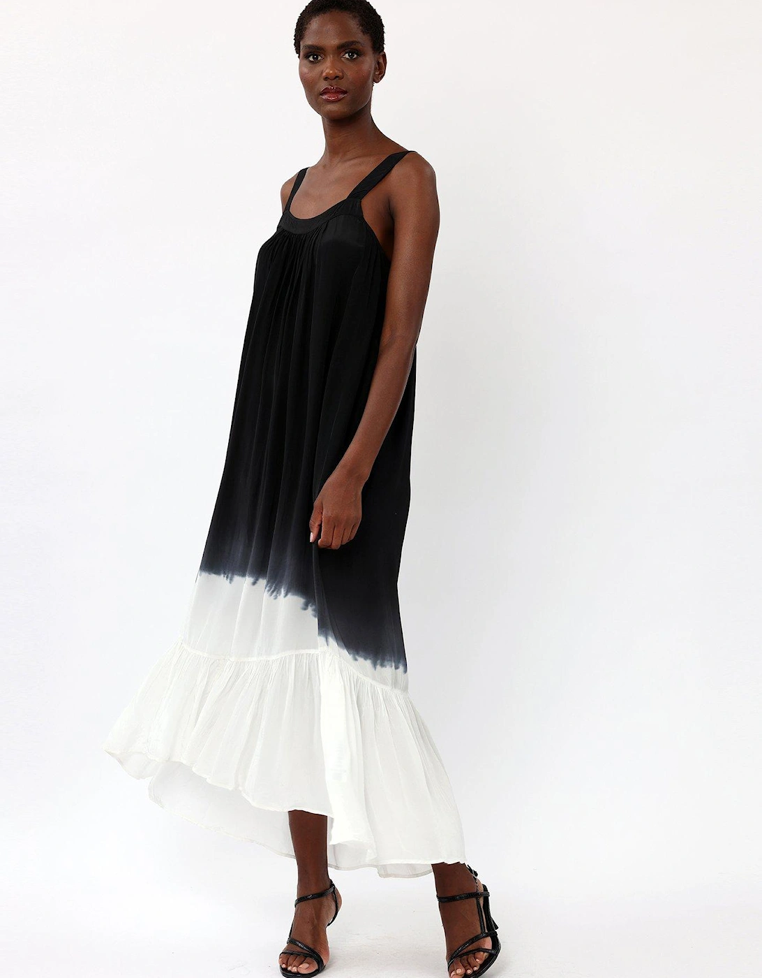 Dip Dye Maxi Dress - Black, 3 of 2