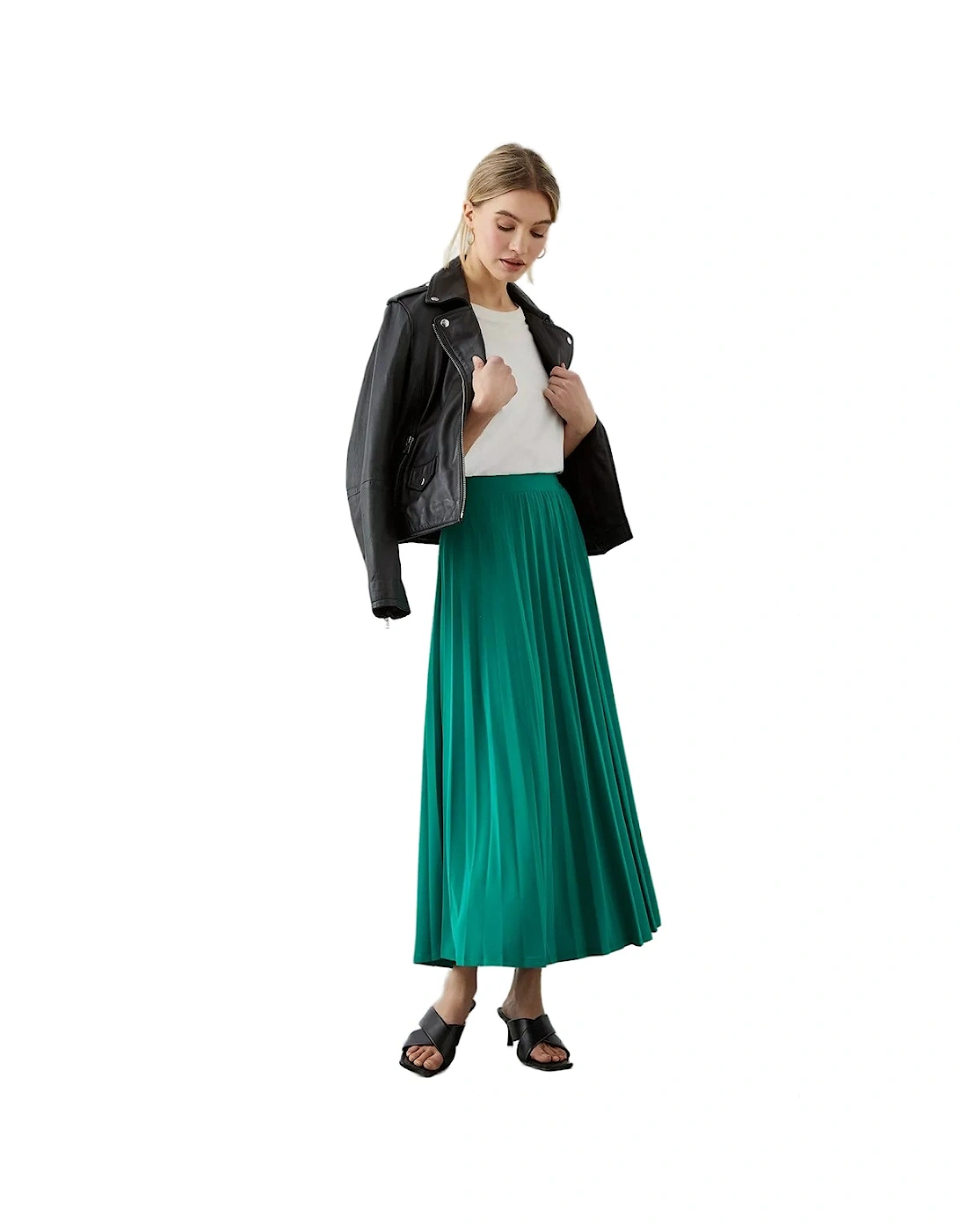 Womens/Ladies Pleated Midi Skirt, 5 of 4