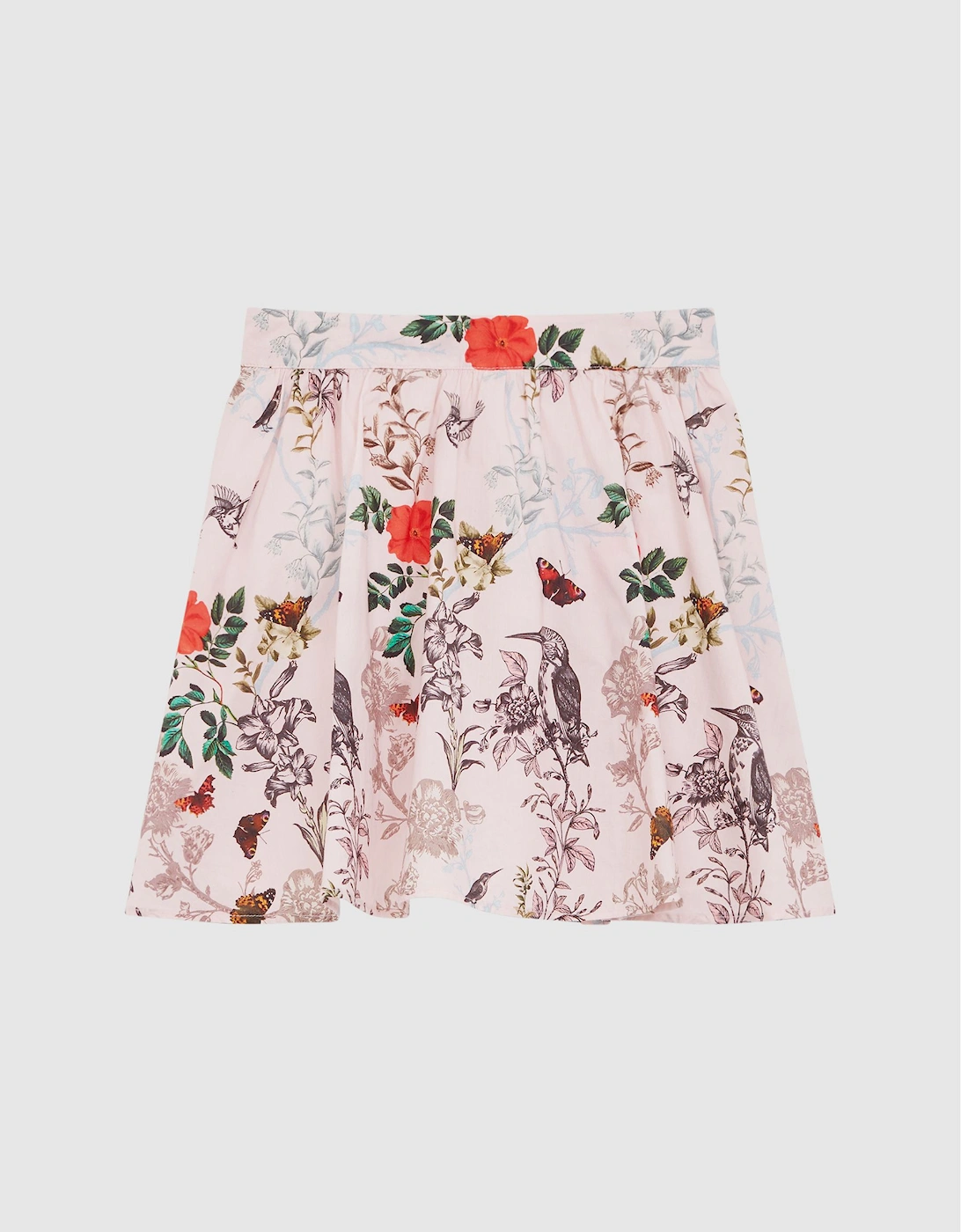 Floral Printed High Rise Skirt, 2 of 1