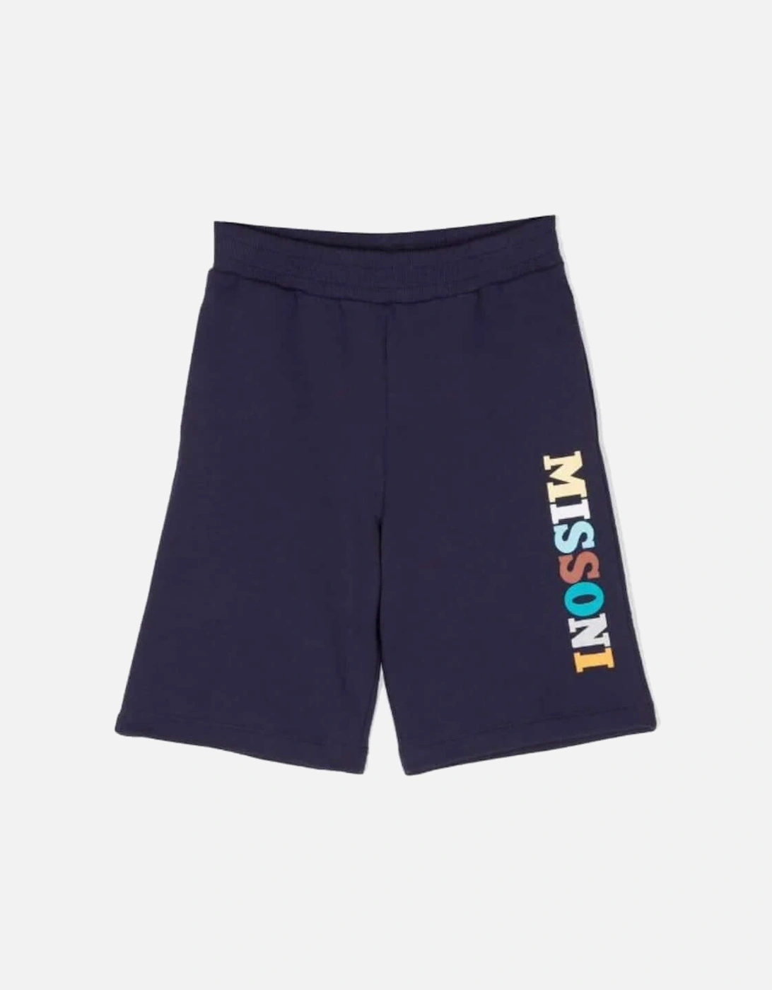 Boys Navy Jersey Short, 2 of 1