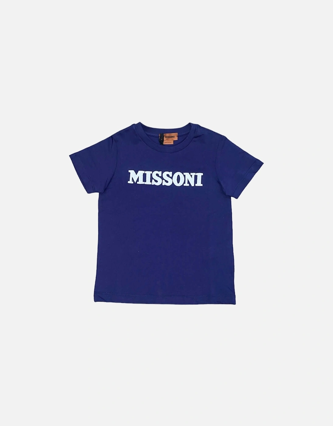 Boys Blue Logo T-Shirt, 2 of 1