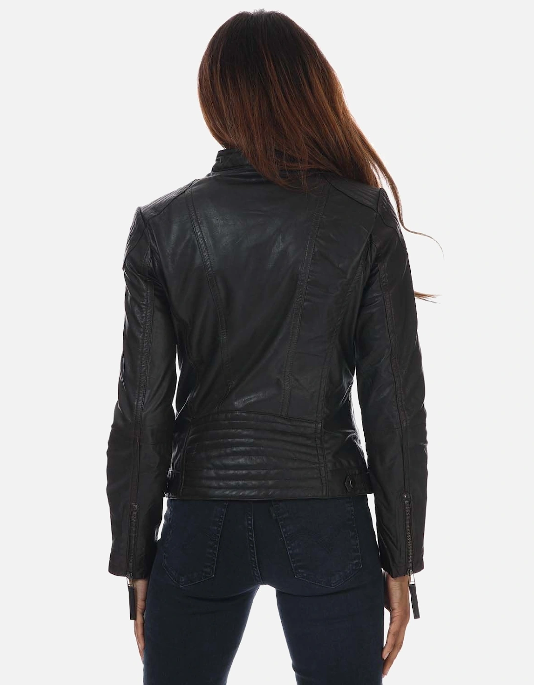 Womens Annette Leather Jacket