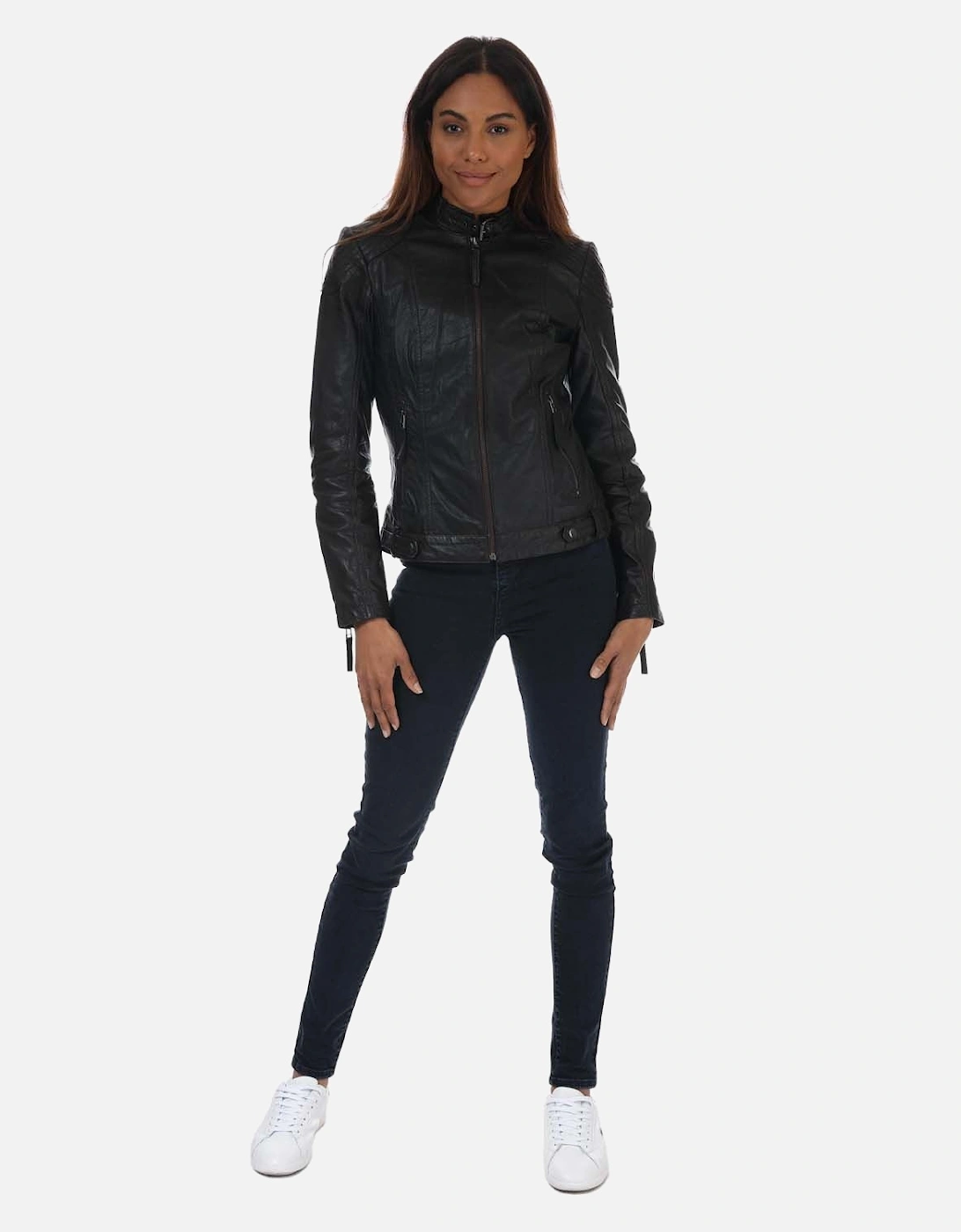 Womens Annette Leather Jacket