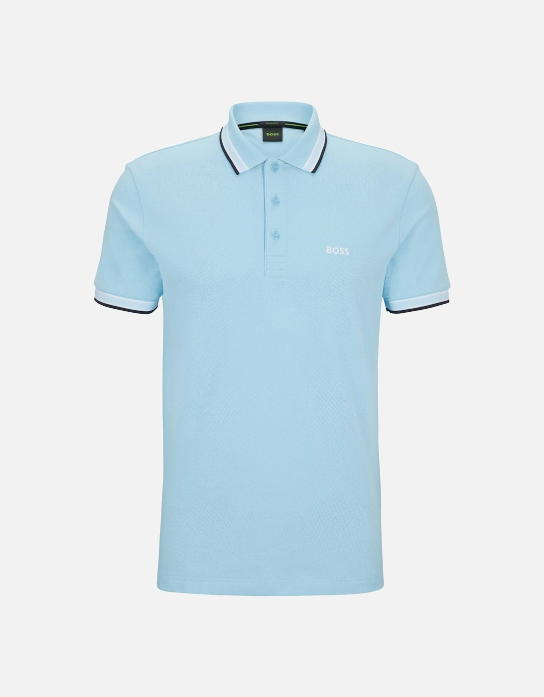 Men's Pale Blue Paddy Polo., 3 of 2