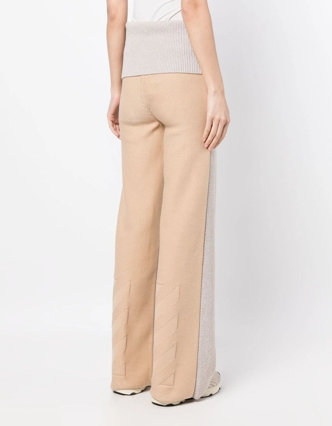 Womens Diag Languid Pant Beige