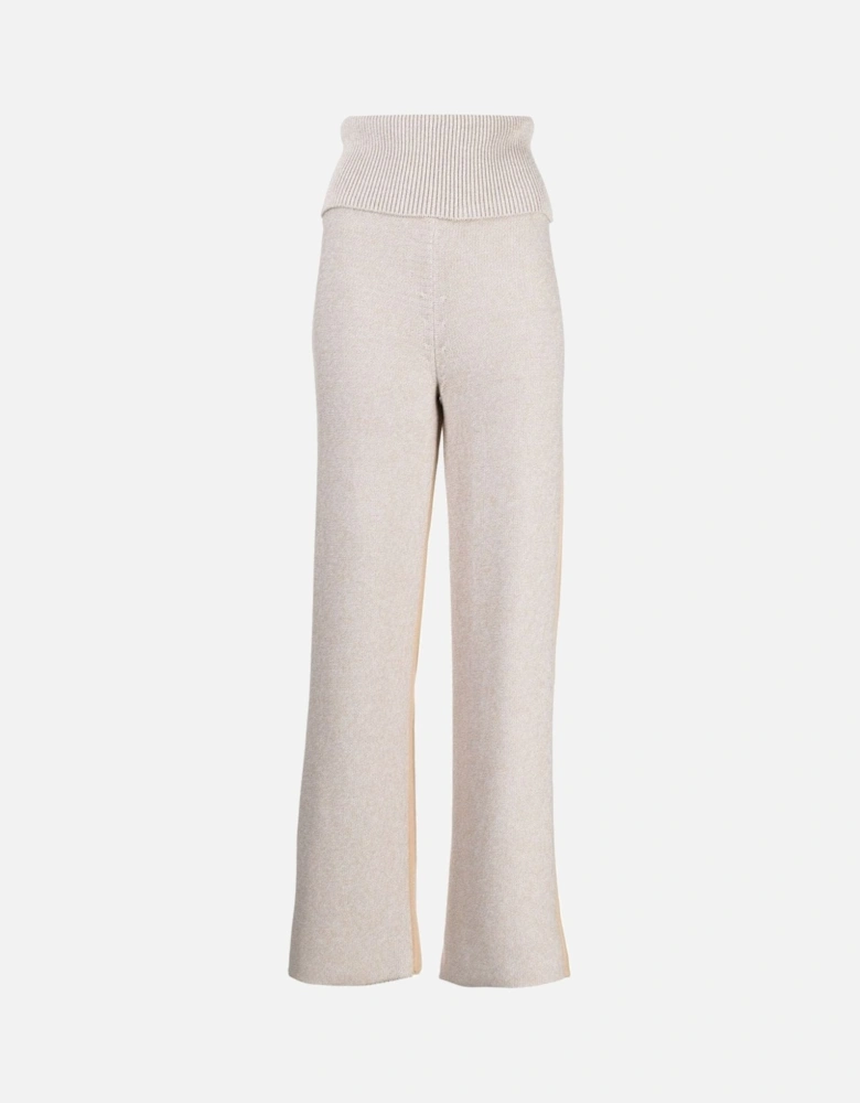 Womens Diag Languid Pant Beige