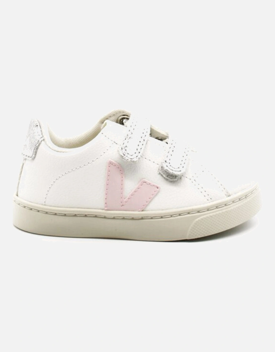 Baby Girls Esplar Low-Top Leather Sneakers White, 5 of 4