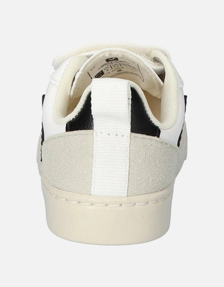 V-10 Velcro Strap Sneakers White