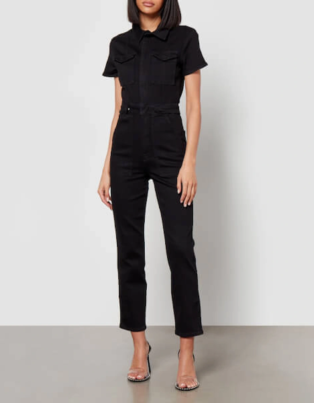 The Fit For Success Stretch-Denim Jumpsuit, 2 of 1