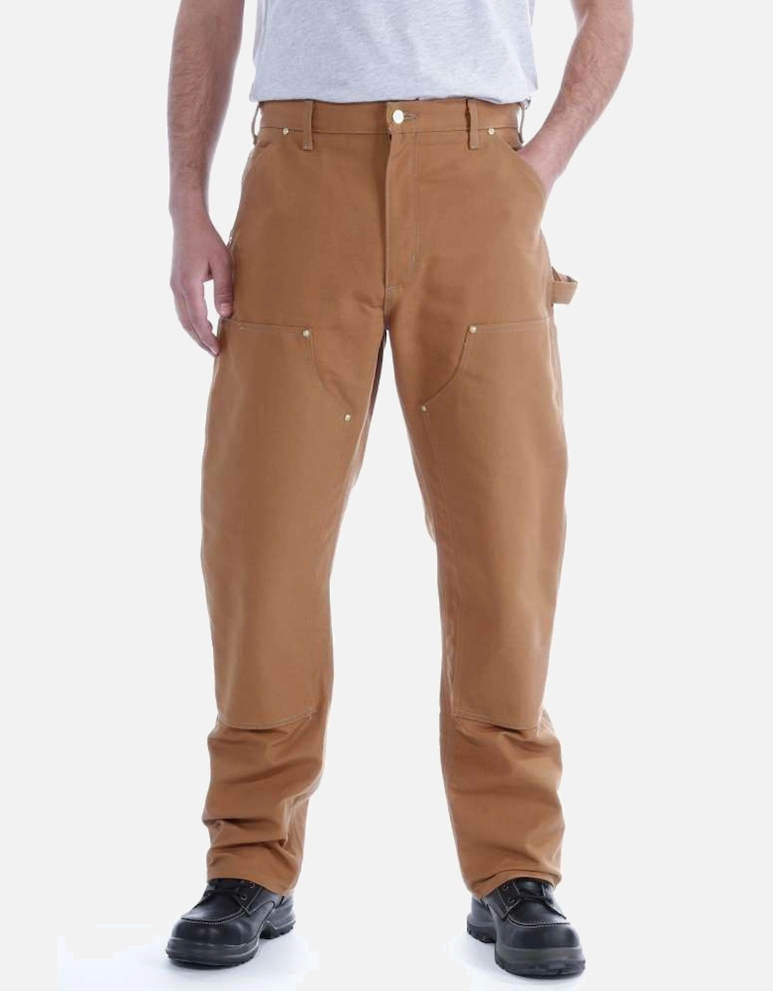 Carhartt Mens Duck D. Front Logger Utility Pockets Pants Trousers, 3 of 2
