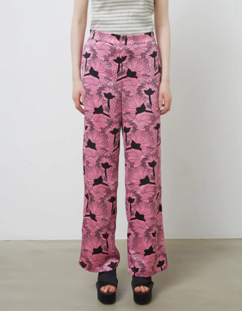 Orli Floral-Print Trousers