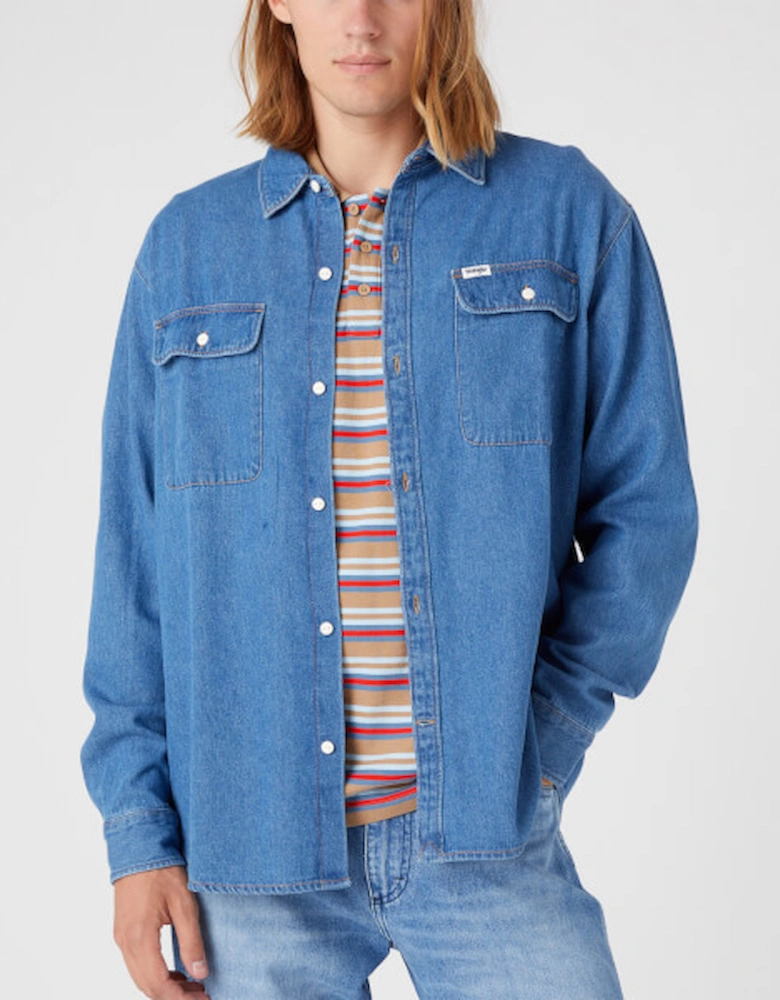 Relaxed Fit Denim Shirt
