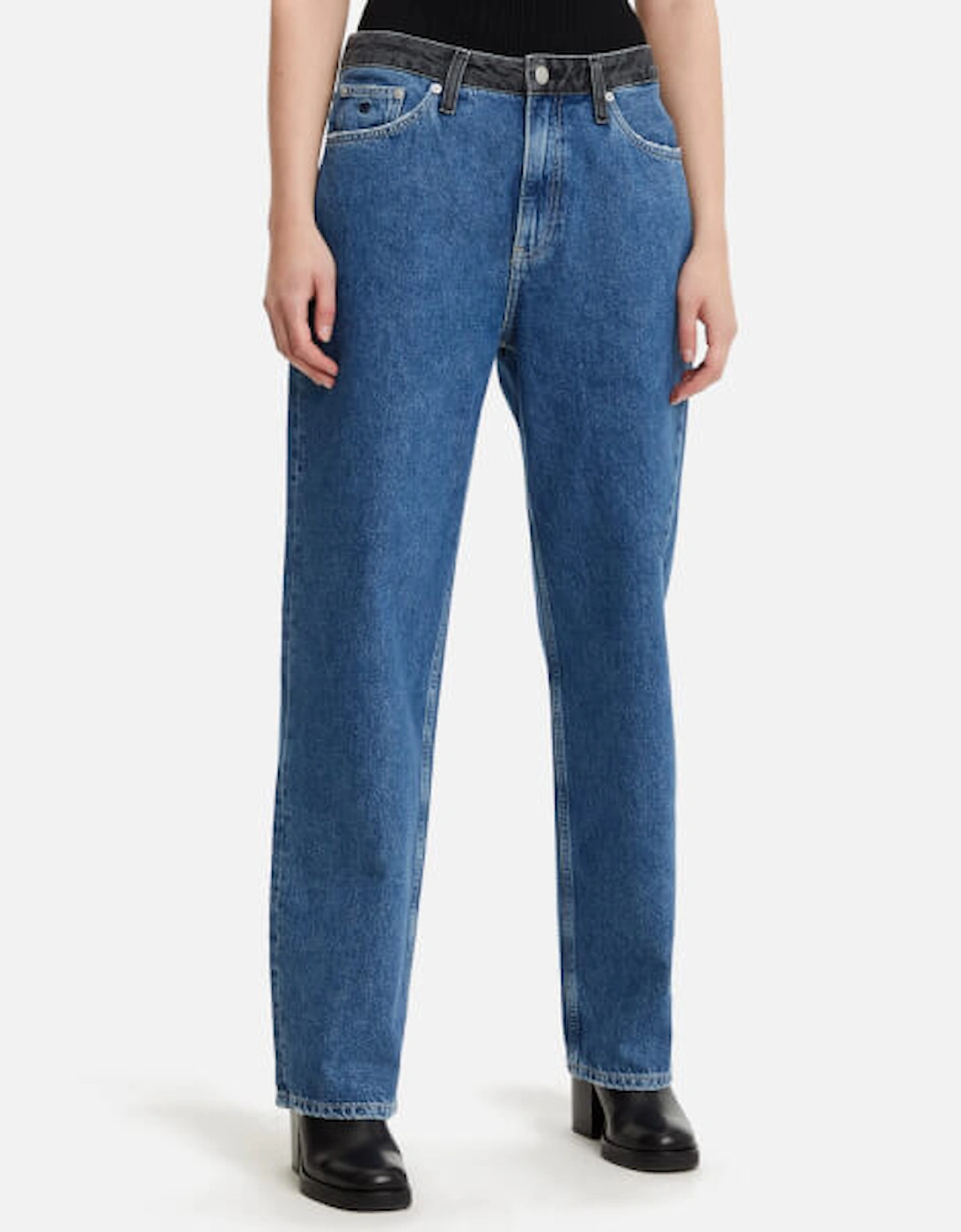 Jeans '90s Contrast Straight Denim Jeans, 2 of 1
