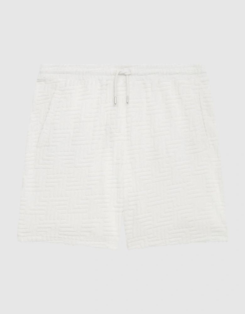 Terry Towelling Drawstring Shorts