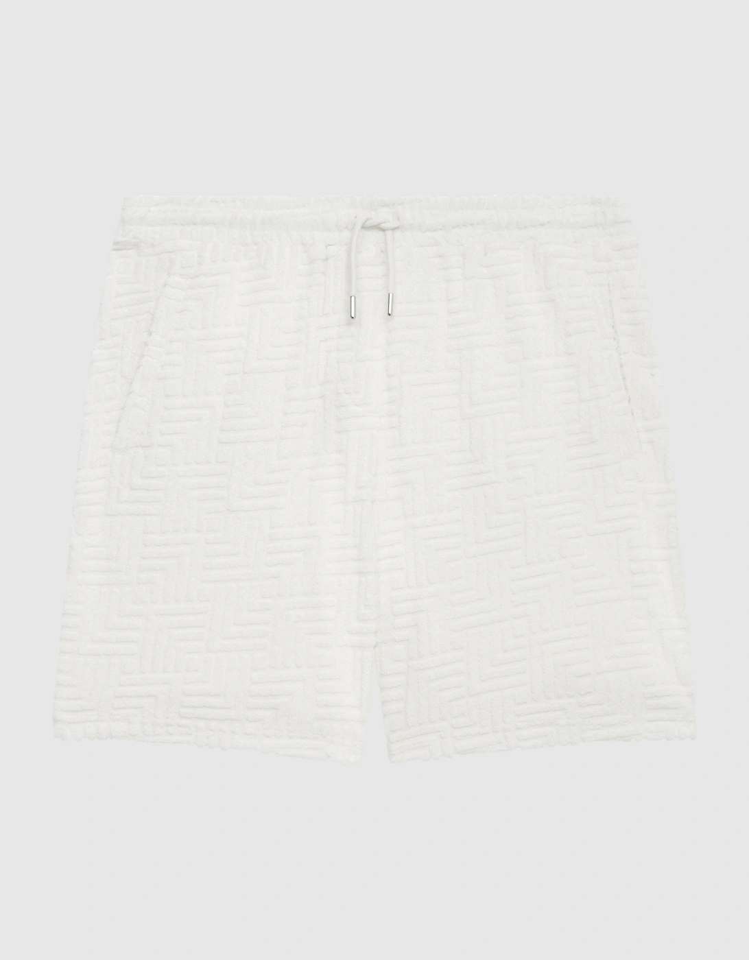 Terry Towelling Drawstring Shorts, 2 of 1