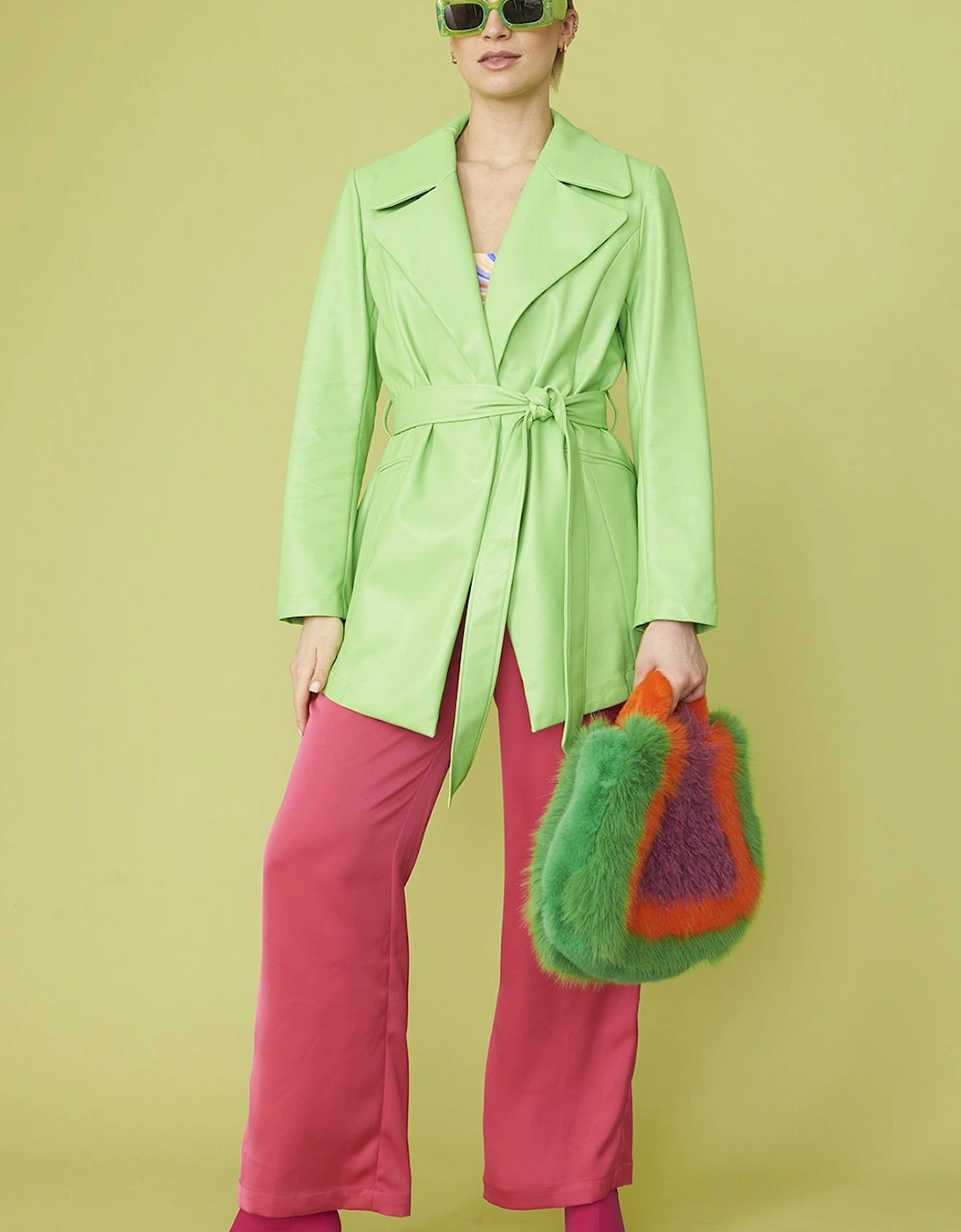 The Limelight Short Jacket with Belt