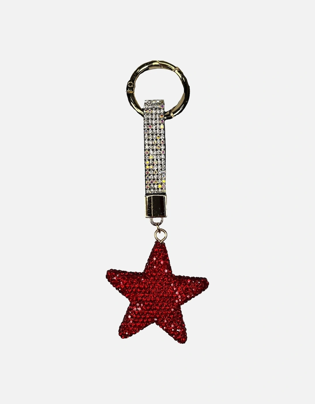 Red Sequin Star Keyring Bag Charm, 2 of 1