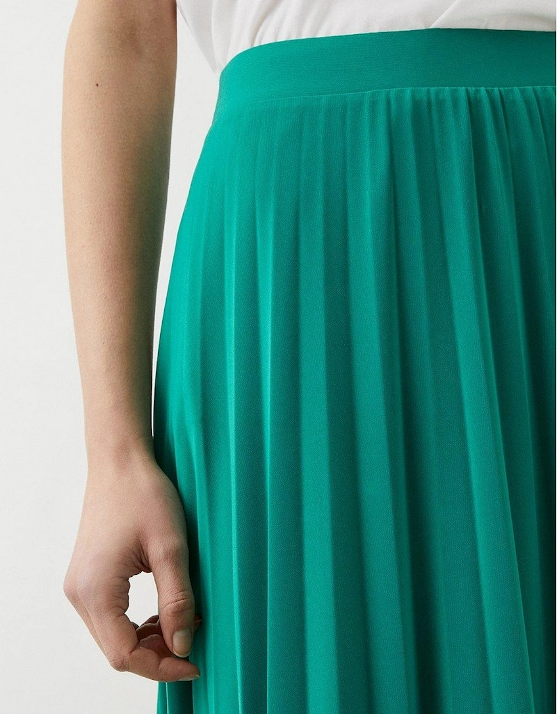 Womens/Ladies Pleated Midi Skirt