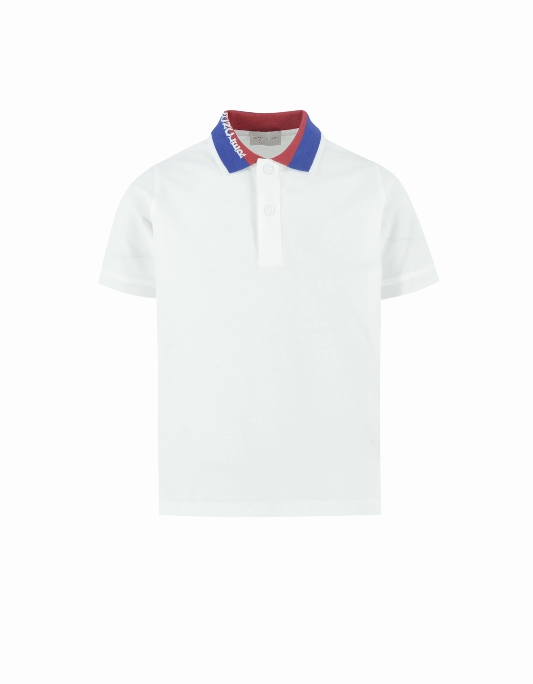 Kids Contrast Collar Polo White, 3 of 2