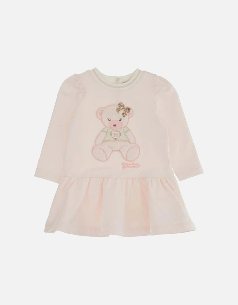 Baby Girls Pink Teddy Dress