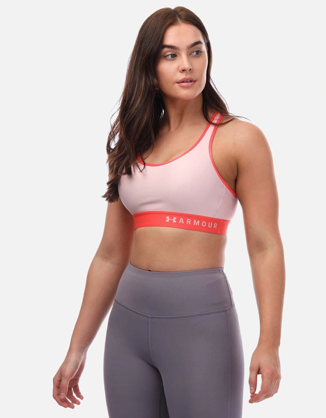 Womens Armour Mid Sports Bra, 7 of 6