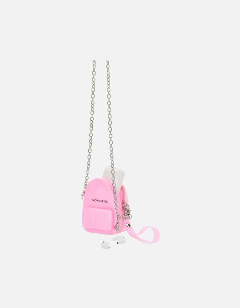 Girls Pink Wireless Headphones & Mini Bag