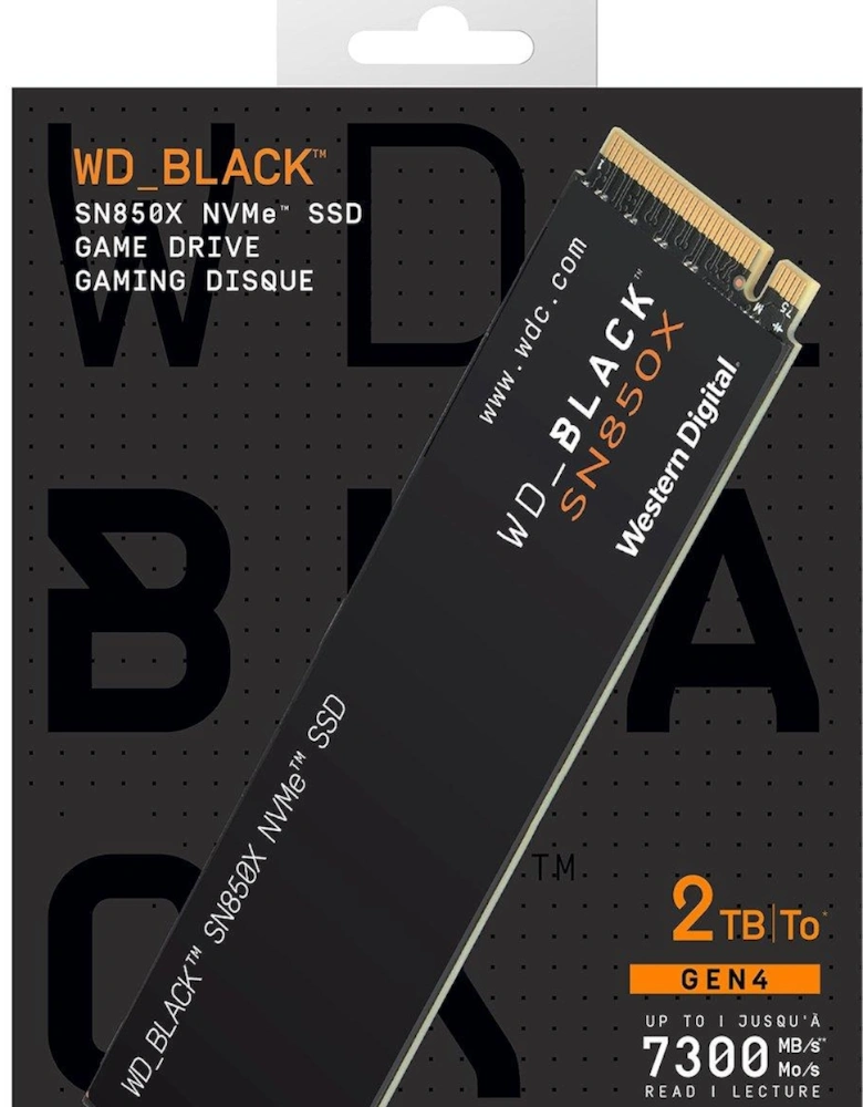 WD_BLACK 2TB SN850X SSD M.2 PCIe