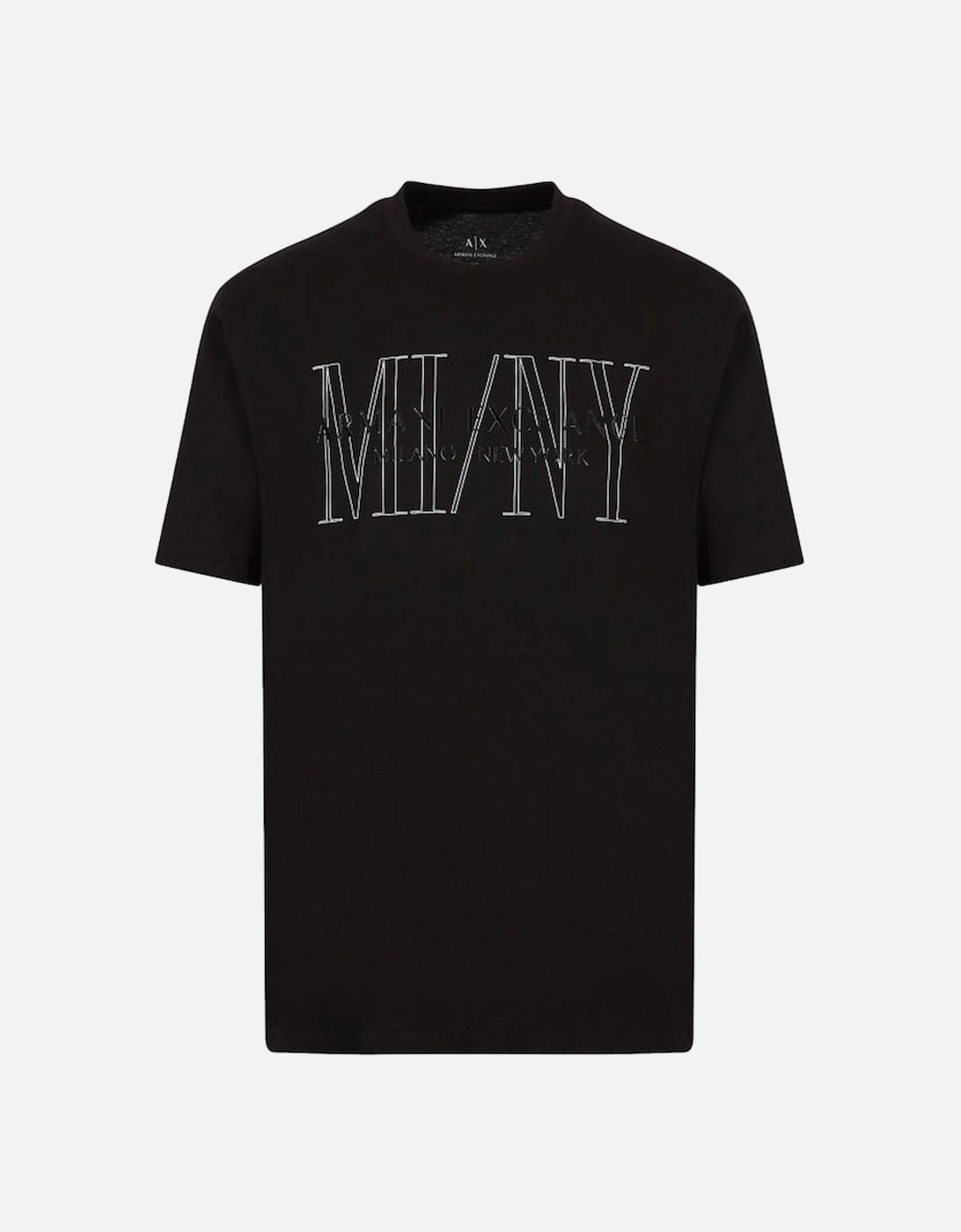 Milano/new York T Shirt Black, 4 of 3