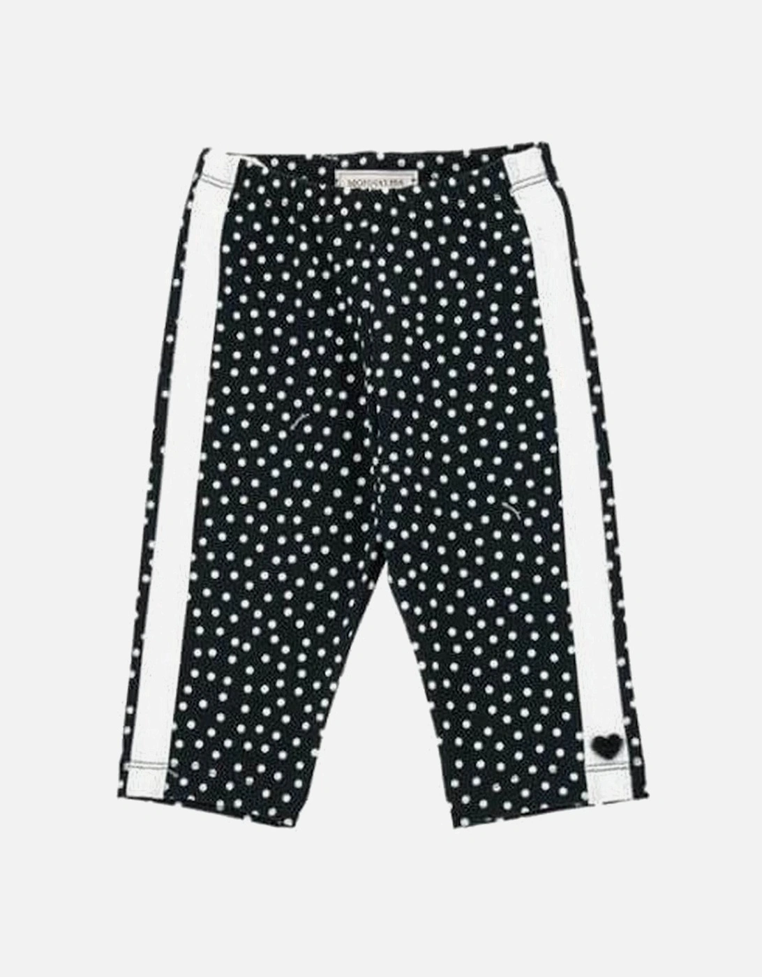 Girls Black Spot Cycling Short, 4 of 3