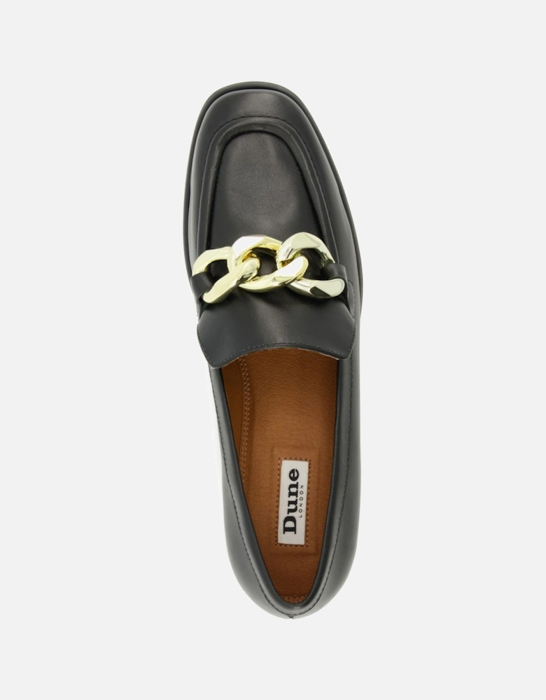 Ladies Glimpse - Chain-Trim Loafers