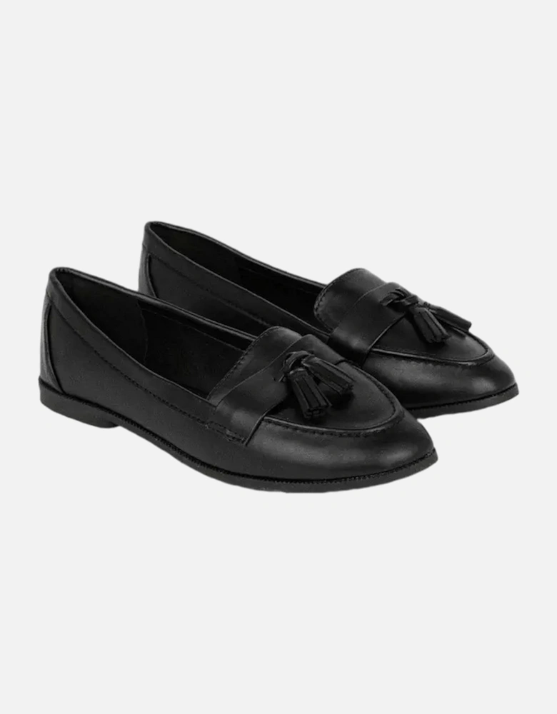 Womens/Ladies Lennie Tassel Wide Loafers