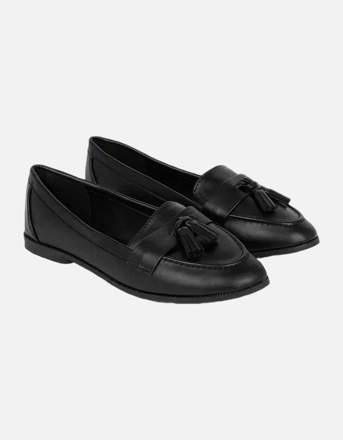 Womens/Ladies Lennie Tassel Wide Loafers, 5 of 4