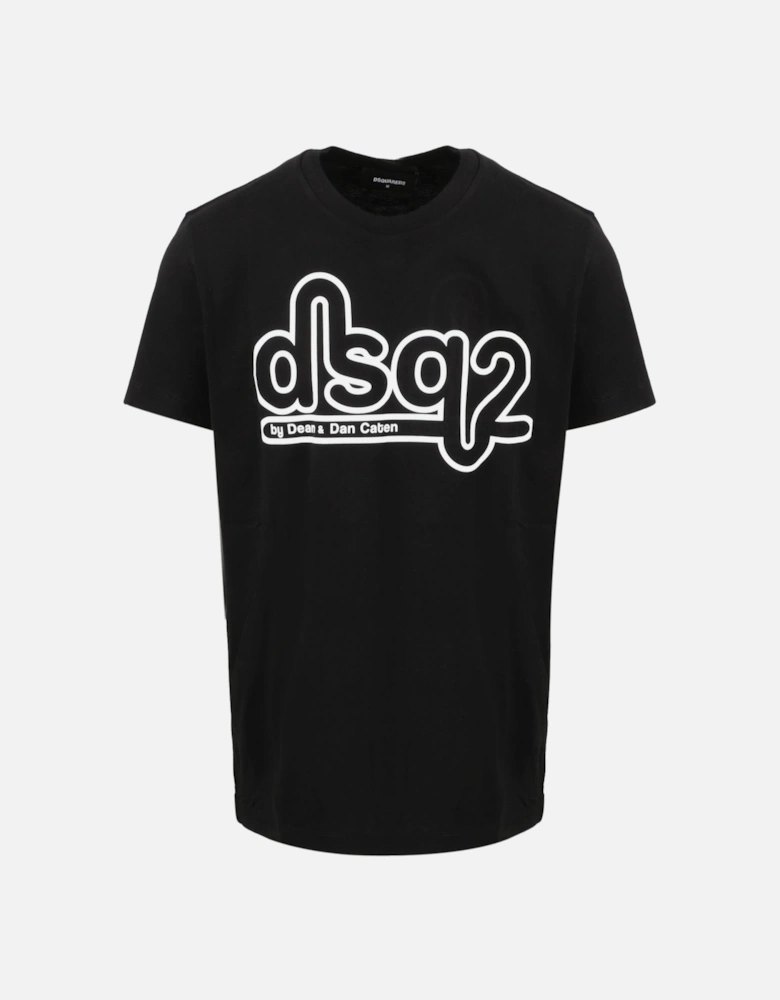 dsq2 Logo T-Shirt in Black