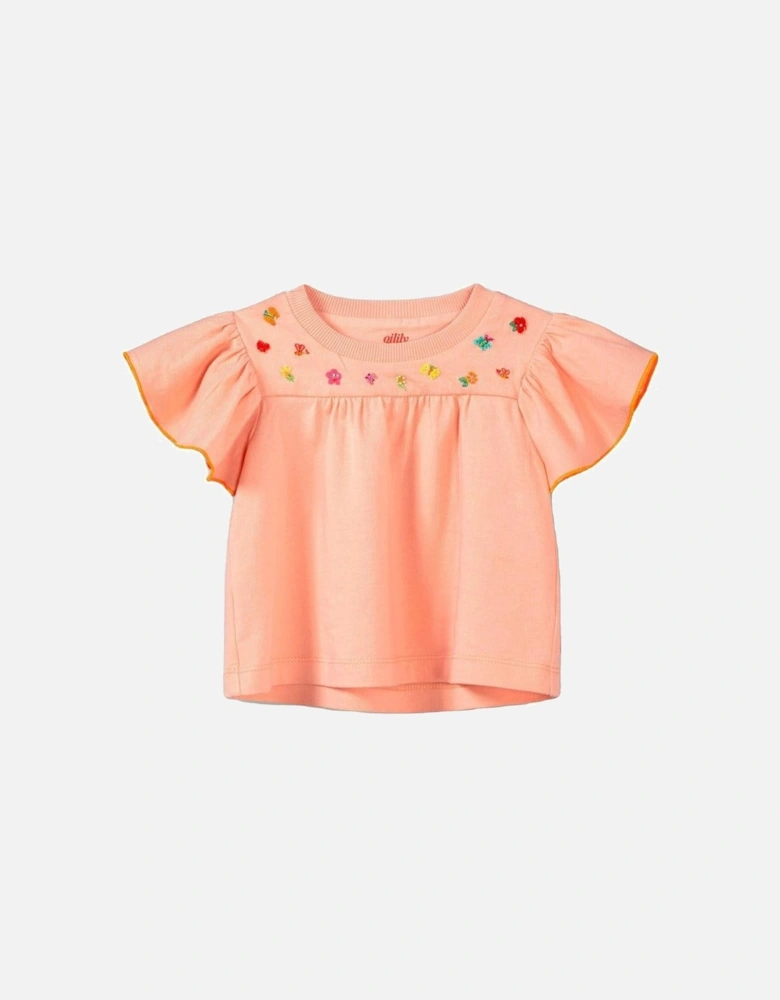 Girls Pink Tjerry short sleeve T-Shirt