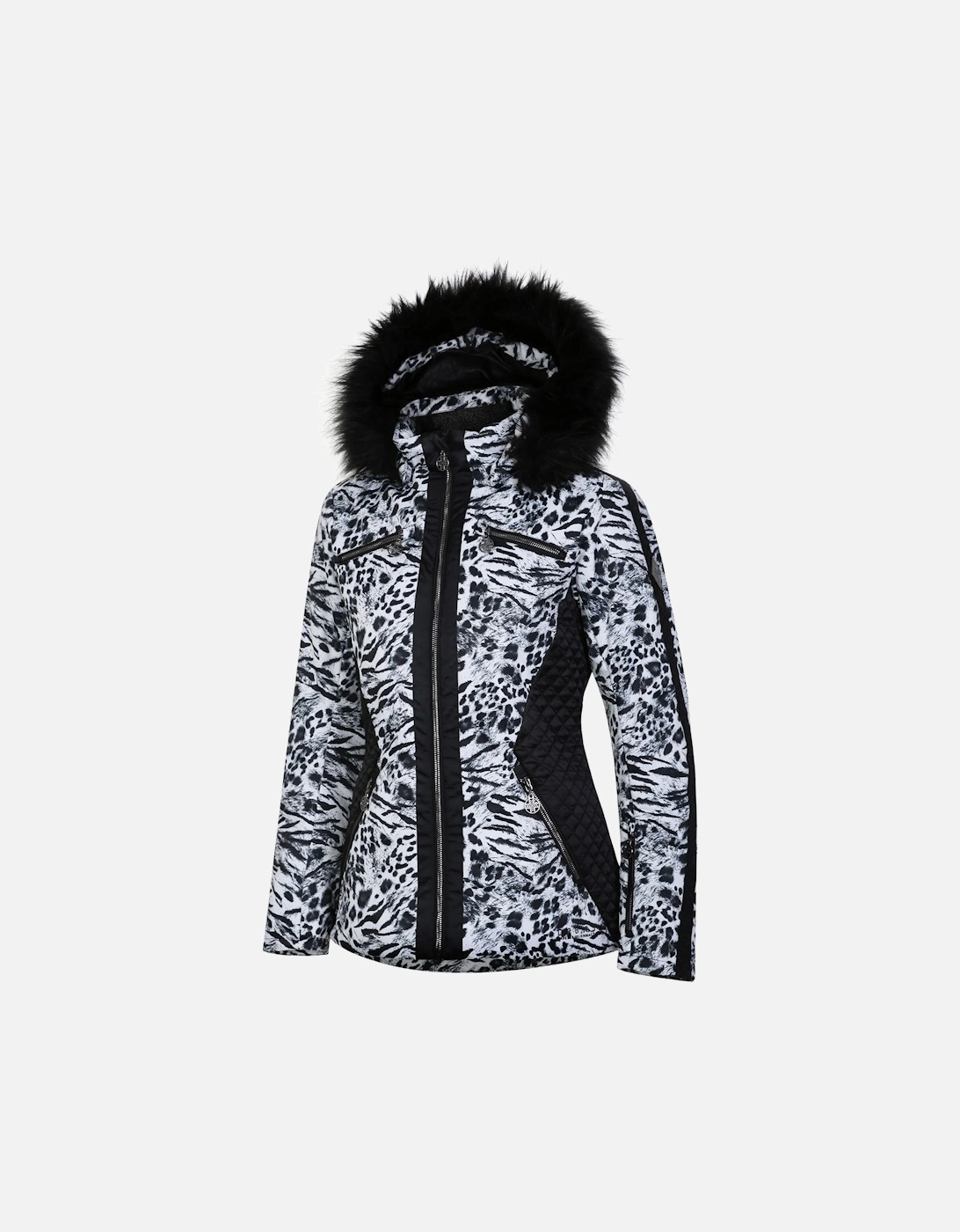 Womens/Ladies Julien Macdonald Mastery Animal Print Ski Jacket