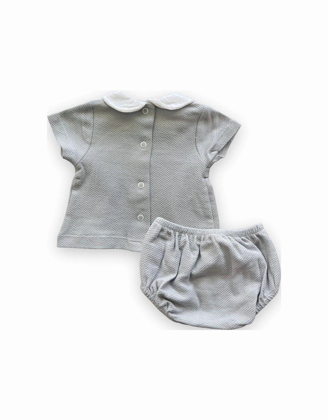 Grey Waffle Jam Pant Set