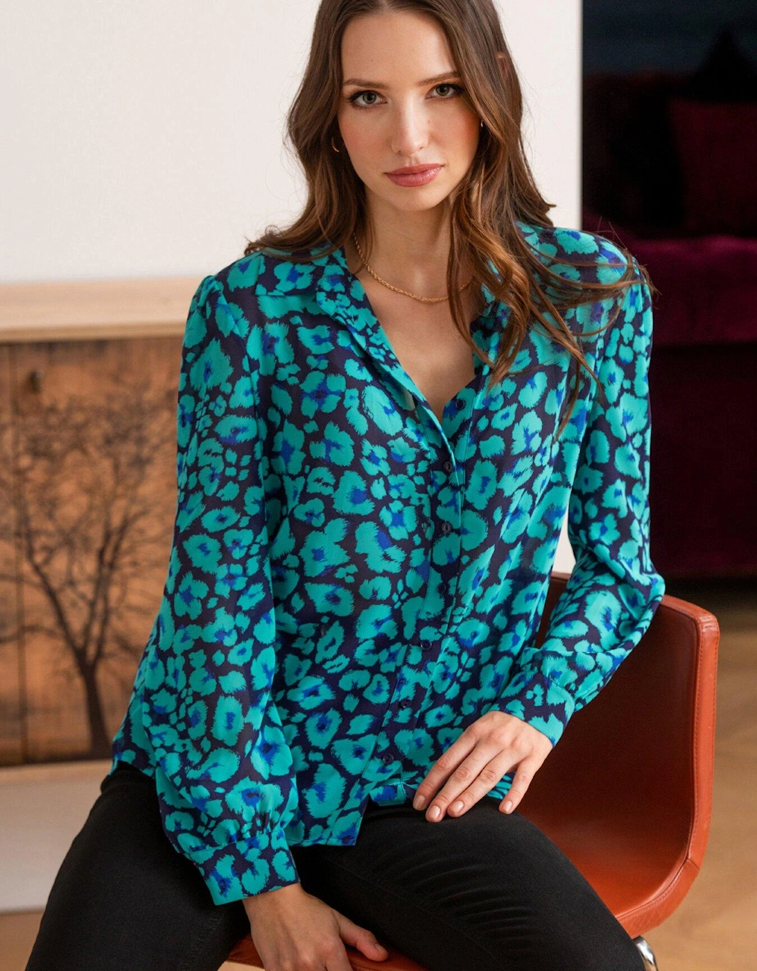 Natalya Chiffon Shirt, 2 of 1