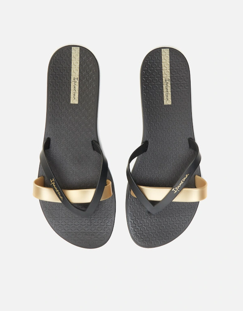 Women's Kirei 21 Flip Flops - Black/Gold